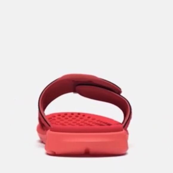 Under Armour Red Cushioned Slide Sandals - Picture 2 of 10